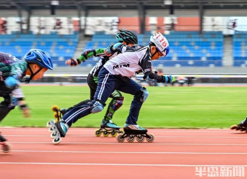 轮滑爱好者, 精湛技艺的, com